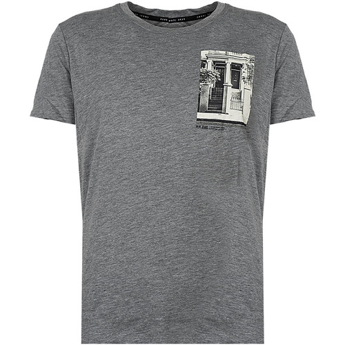 Abbigliamento Uomo T-shirt maniche corte Pepe jeans PM508528 | Tide Grigio