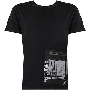 Abbigliamento Uomo T-shirt maniche corte Pepe jeans PM508523 | Strom Nero