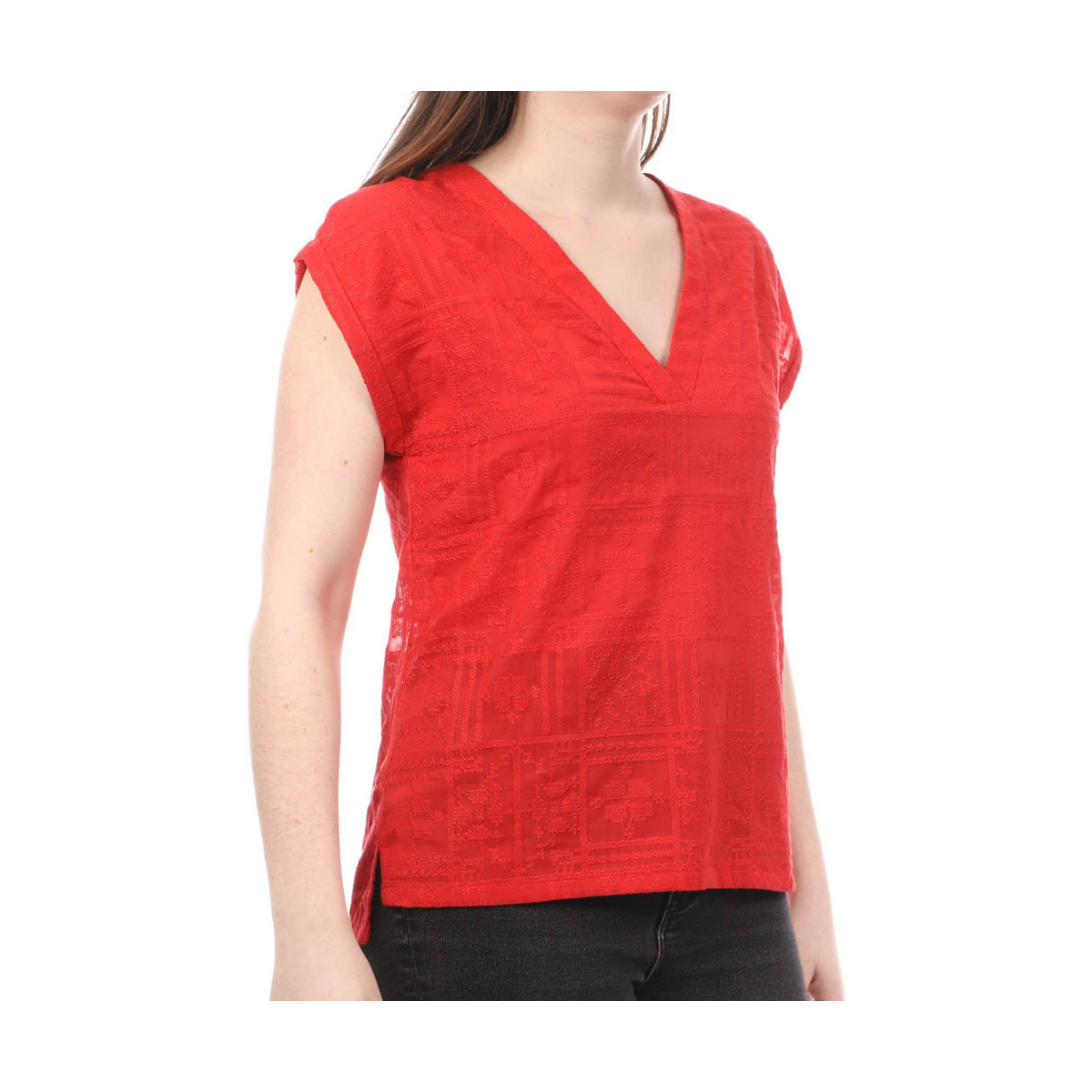 Abbigliamento Donna T-shirt & Polo Teddy Smith 32313916D Rosso