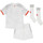 Abbigliamento Bambino Tuta adidas Originals FI6246 Bianco