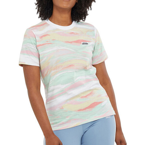 Abbigliamento Bambina T-shirt maniche corte adidas Originals GN4286 Multicolore