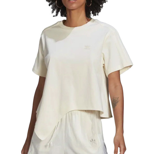 Abbigliamento Bambina T-shirt maniche corte adidas Originals HD2759 Bianco