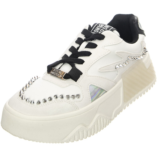 Scarpe Donna Sneakers Steve Madden Whirl Black Multi Bianco