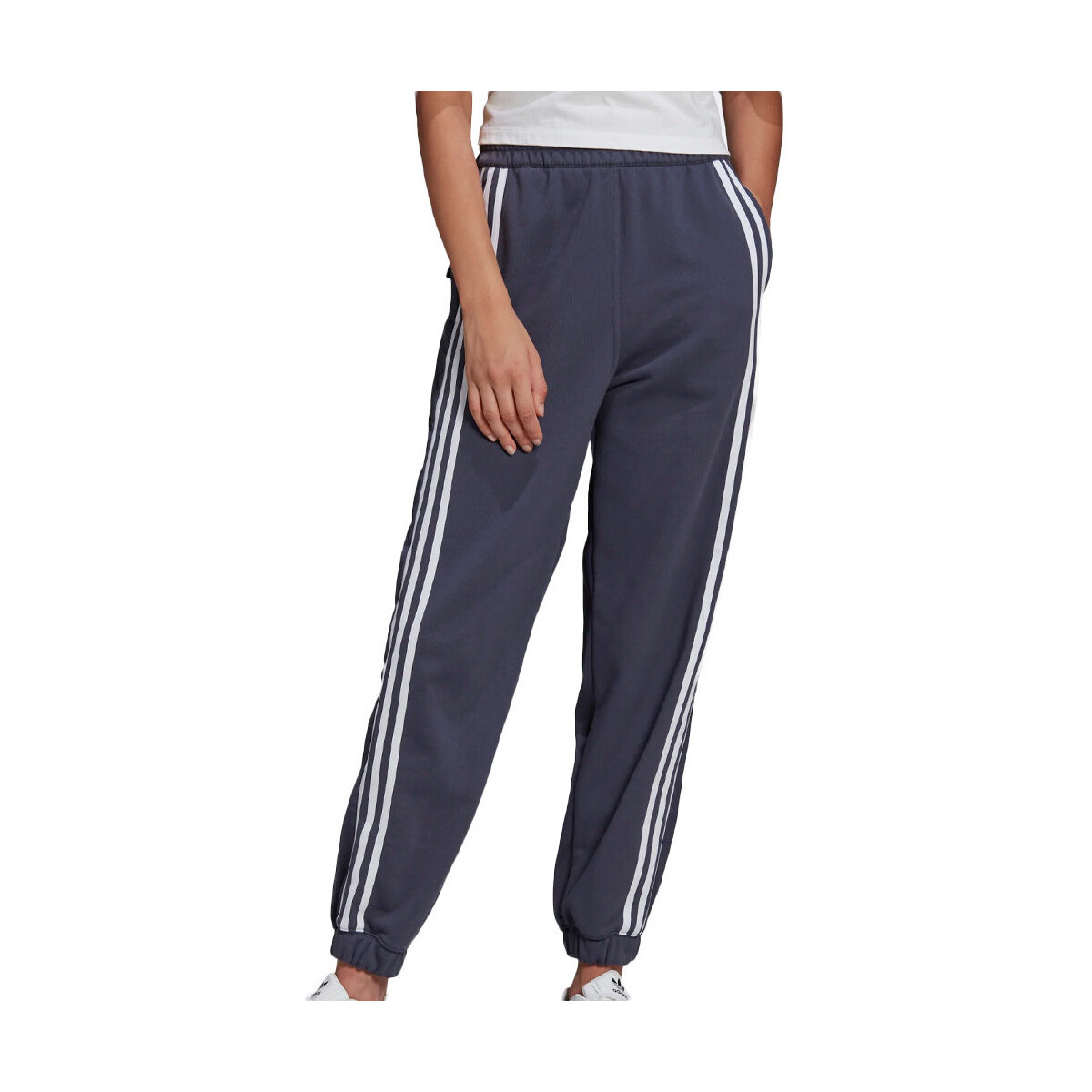 Abbigliamento Bambina Pantaloni da tuta adidas Originals HC4547 Blu