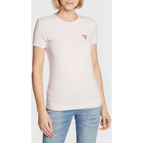 Abbigliamento Donna T-shirt maniche corte Guess W2YI44-J1311 Rosa