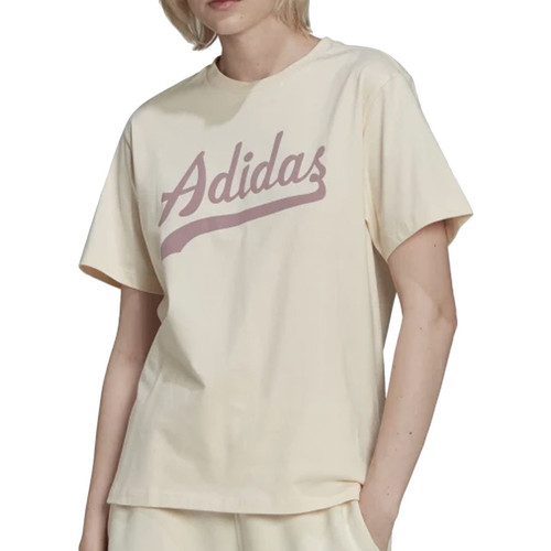 Abbigliamento Donna T-shirt & Polo adidas Originals HD9777 Bianco