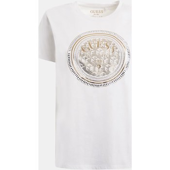 Abbigliamento Donna T-shirt maniche corte Guess W3RI01-K9RM1 Bianco