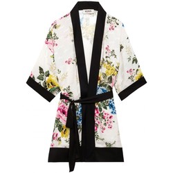 Abbigliamento Donna T-shirt & Polo Blugirl Kimono In Raso Jacquard A Fiori Multicolore