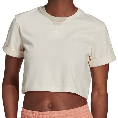 Abbigliamento Bambina T-shirt & Polo adidas Originals H37880 Bianco