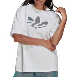 Abbigliamento Bambina T-shirt & Polo adidas Originals H35894 Bianco