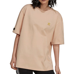 Abbigliamento Bambina T-shirt & Polo adidas Originals H13711 Beige