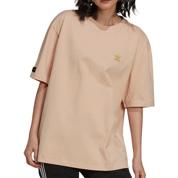 Abbigliamento Bambina T-shirt & Polo adidas Originals H13711 Beige
