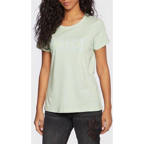 Abbigliamento Donna T-shirt maniche corte Guess W3RI16-K46D1 Verde