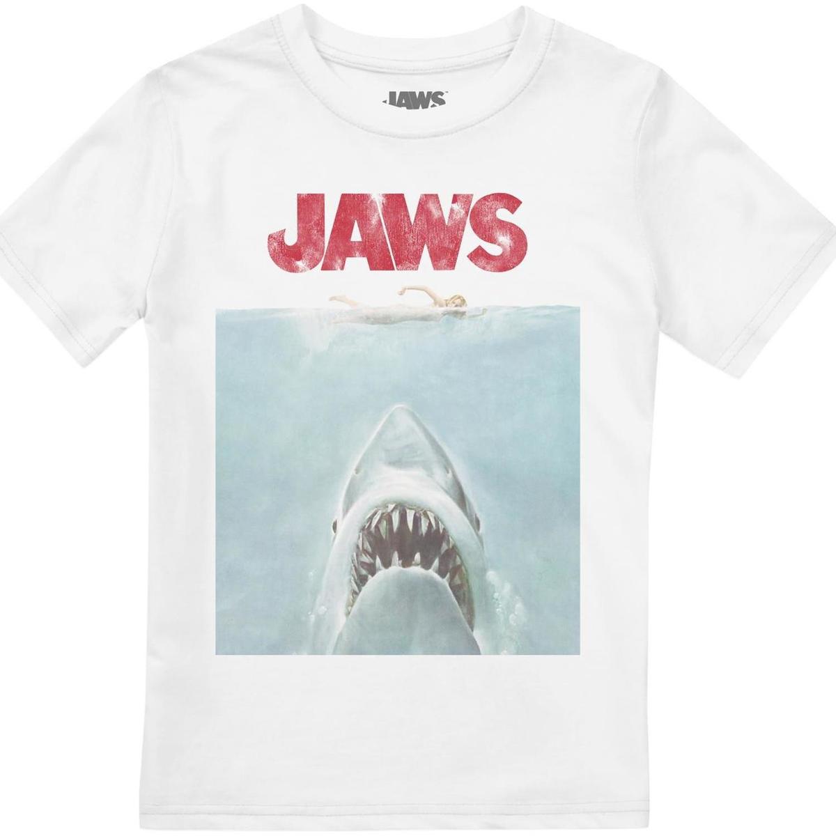 Abbigliamento Bambino T-shirts a maniche lunghe Jaws TV2024 Bianco