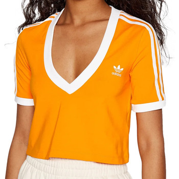 Abbigliamento Bambina T-shirt maniche corte adidas Originals HC2029 Arancio