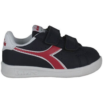 Scarpe Unisex bambino Sneakers Diadora 101.173339 01 C8594 Black iris/Poppy red/White Nero