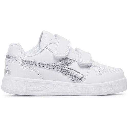 Scarpe Unisex bambino Sneakers Diadora 101.175783 01 C0516 White/Silver Argento