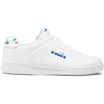 Scarpe Uomo Sneakers Diadora IMPULSE I C1938 White/Blue cobalt Blu