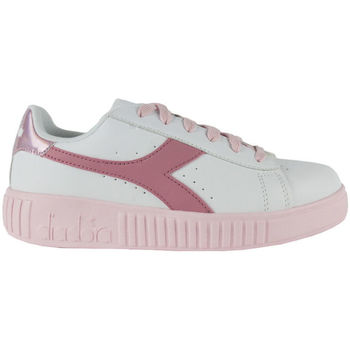 Scarpe Unisex bambino Sneakers Diadora Game step gs 101.176595 01 C0237 White/Sweet pink Rosa