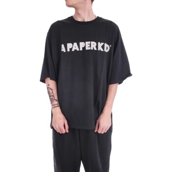Abbigliamento T-shirt maniche corte A Paper Kid S3PKUATH009 Black