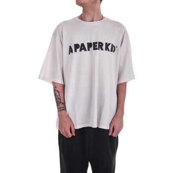 Abbigliamento T-shirt maniche corte A Paper Kid S3PKUATH009 Crema
