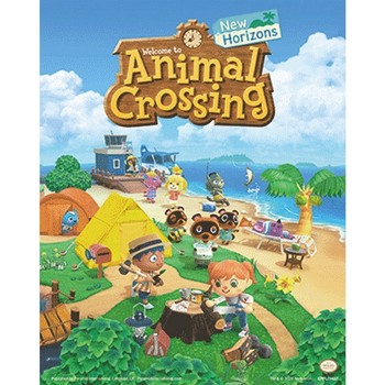 Casa Poster Animal Crossing TA10363 Verde