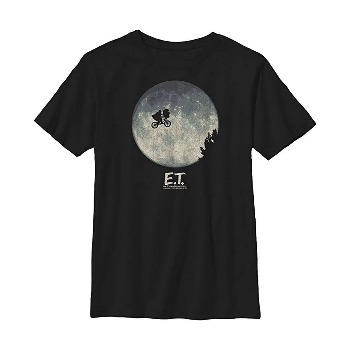 Abbigliamento Bambino T-shirts a maniche lunghe E.t. The Extra-Terrestrial Over The Moon Nero
