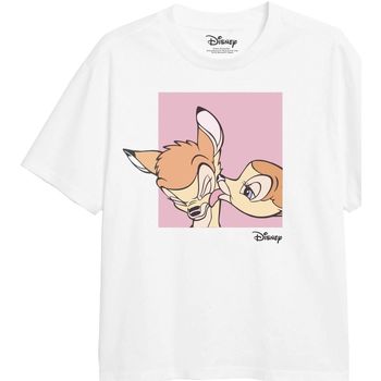 Abbigliamento Bambina T-shirts a maniche lunghe Bambi  Bianco