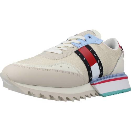 Scarpe Donna Sneakers Tommy Jeans SNEAKER CLEATED Beige