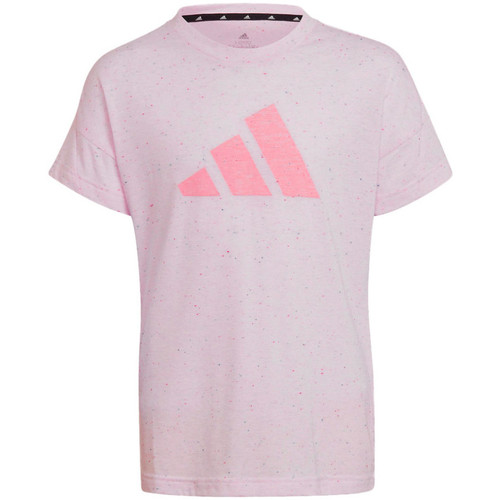 Abbigliamento Bambina T-shirt & Polo adidas Originals HD4374 Rosa