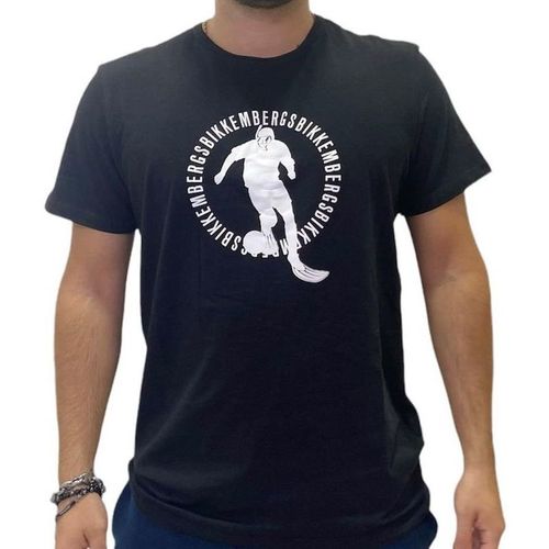 Abbigliamento Uomo T-shirt maniche corte Bikkembergs  Nero