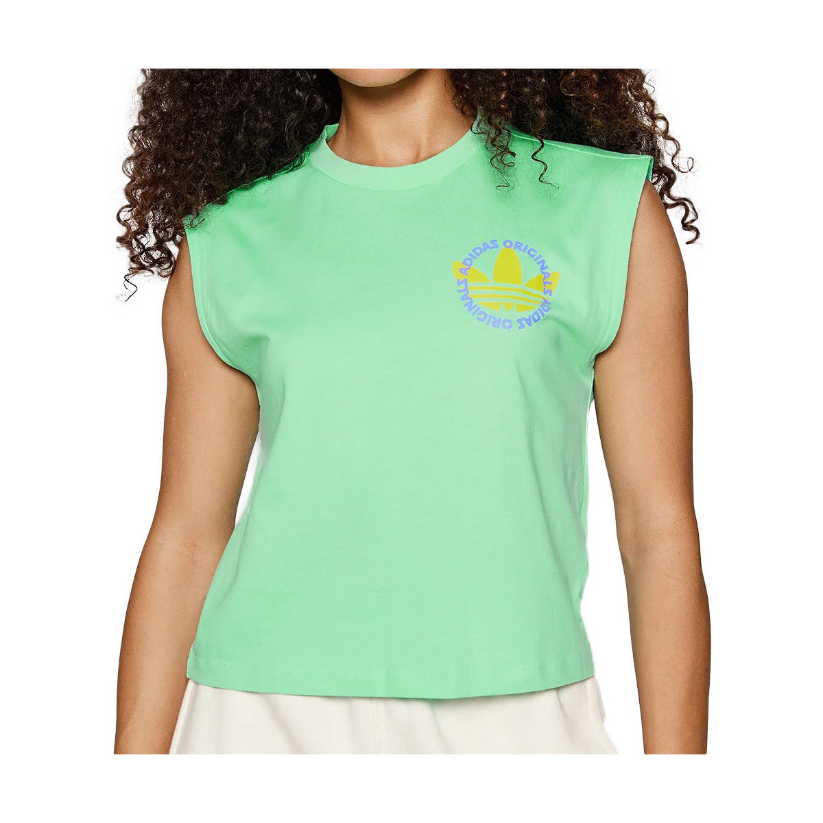 Abbigliamento Donna Top / T-shirt senza maniche adidas Originals HC7062 Verde