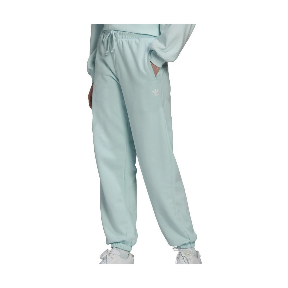 Abbigliamento Bambina Pantaloni da tuta adidas Originals HU1620 Blu