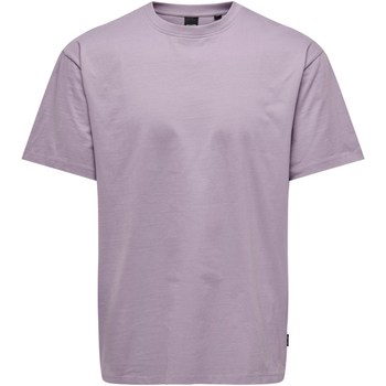 Abbigliamento Uomo T-shirt maniche corte Only&sons 22022532 Lilla