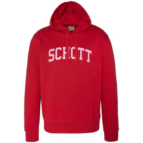 Abbigliamento Uomo Felpe Schott SWH80029A Rosso