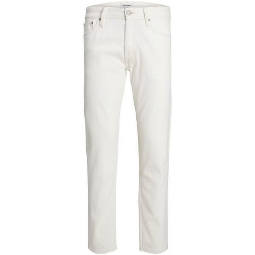 Abbigliamento Uomo Pantaloni Jack & Jones 12223689 CHRIS-ECRU Bianco
