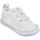 Scarpe Unisex bambino Sneakers Vans Old Skool Crib Glitter Enfant White Bianco