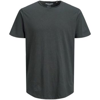 Abbigliamento Uomo T-shirt & Polo Jack & Jones 12182498 BASHER-ASPHALT Grigio