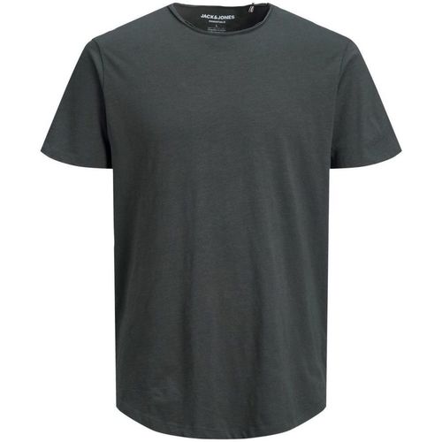 Abbigliamento Uomo T-shirt & Polo Jack & Jones 12182498 BASHER-ASPHALT Grigio