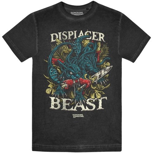 Abbigliamento Uomo T-shirts a maniche lunghe Dungeons & Dragons Displacer Beast Nero