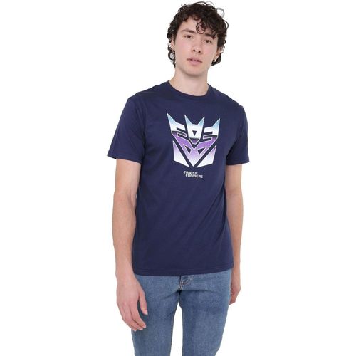 Abbigliamento Uomo T-shirts a maniche lunghe Transformers TV2042 Blu