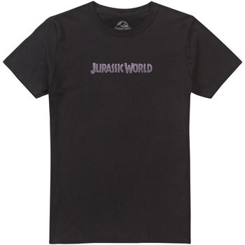 Abbigliamento Uomo T-shirts a maniche lunghe Jurassic World  Nero