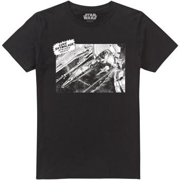 Abbigliamento Uomo T-shirts a maniche lunghe Disney Skywalker Strikes Again Nero