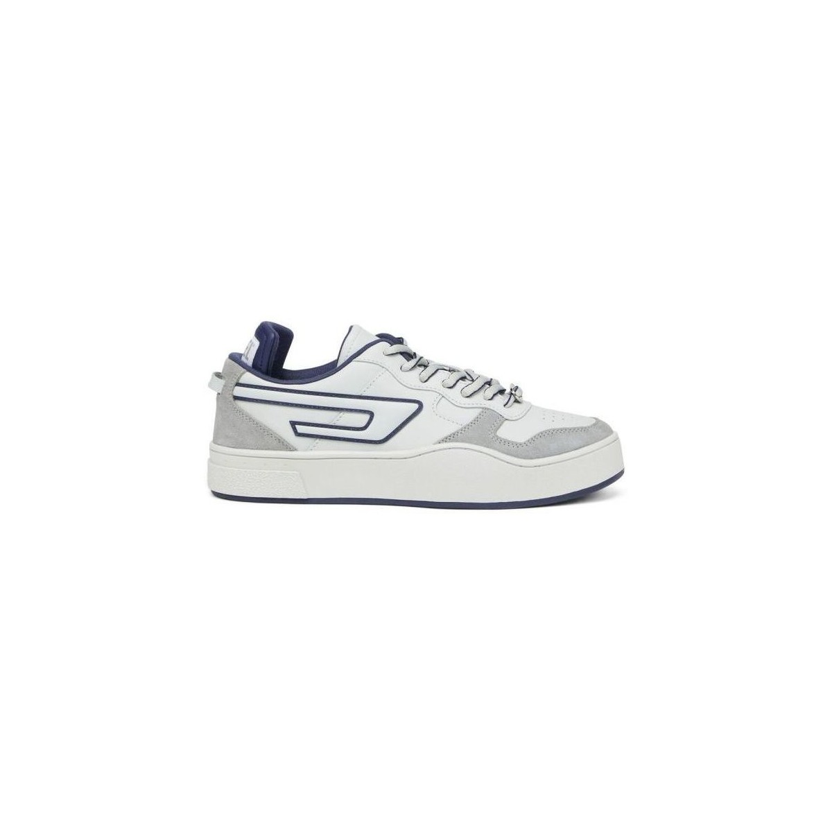 Scarpe Uomo Sneakers Diesel Y03027 PS232 S-UKIYO LOW-H9461 WHITE/BLUE Bianco