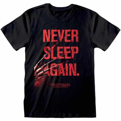 Abbigliamento T-shirts a maniche lunghe Nightmare On Elm Street Never Sleep Again Nero