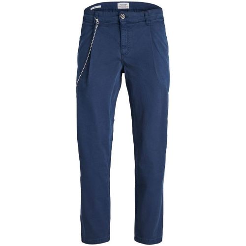 Abbigliamento Uomo Pantaloni Jack & Jones 12229582 BILL FREFFIE-NAVY BLAZER Blu
