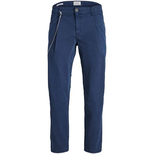 Abbigliamento Uomo Pantaloni Jack & Jones 12229582 BILL FREFFIE-NAVY BLAZER Blu