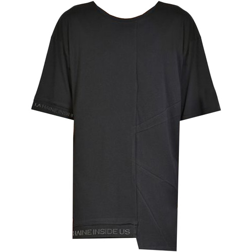 Abbigliamento Uomo T-shirt maniche corte La Haine Inside Us P2308 3M | LALBATRO Nero