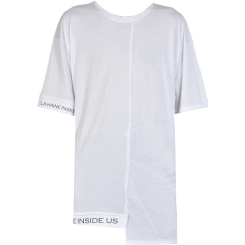 Abbigliamento Uomo T-shirt maniche corte La Haine Inside Us P2308 3M | LALBATRO Bianco