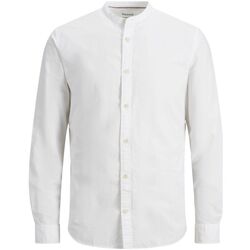 Abbigliamento Bambino Camicie maniche lunghe Jack & Jones 12223340 SUMMER BAND-WHITE Bianco